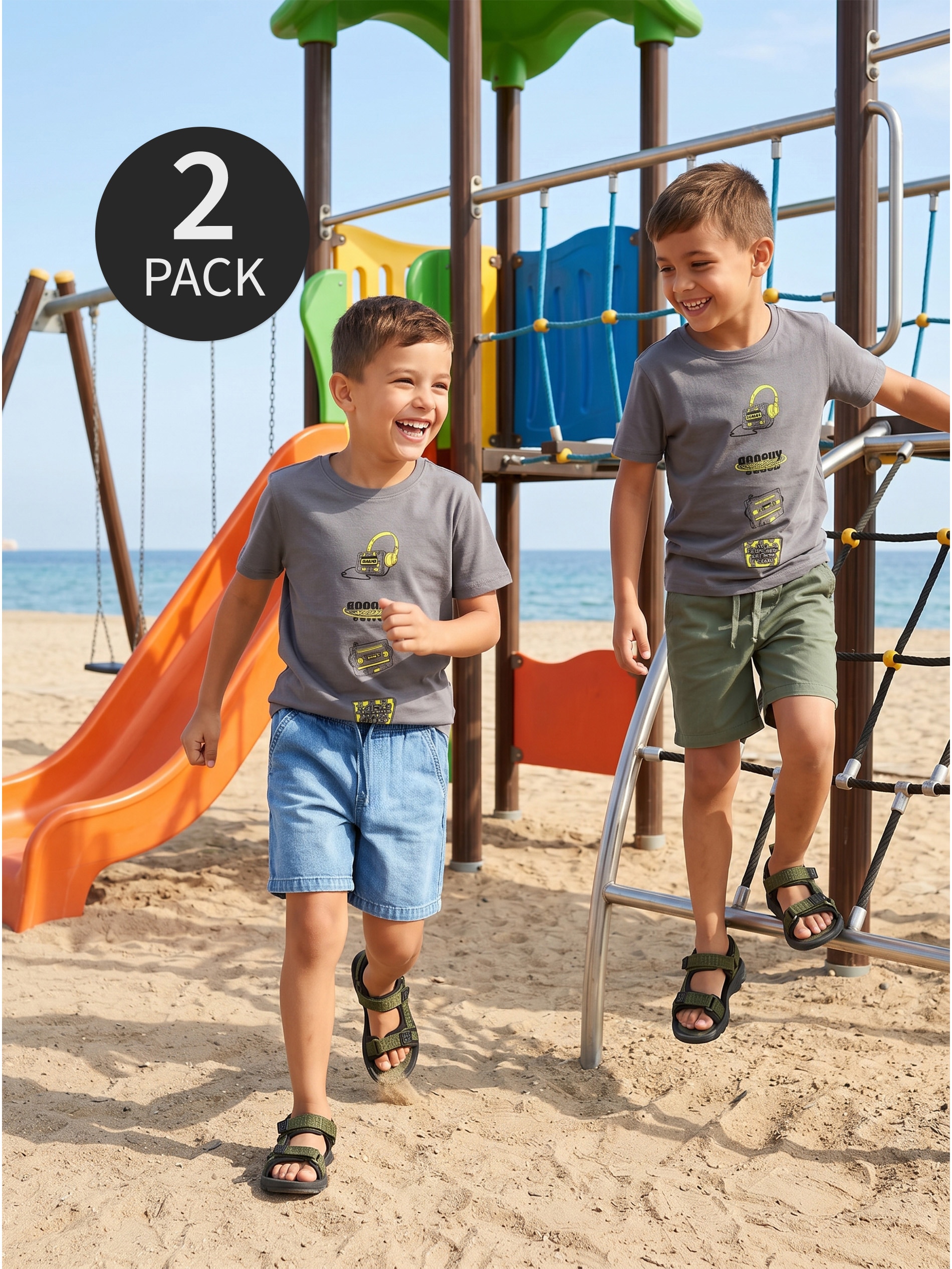 Bawełniane szorty 2 pack