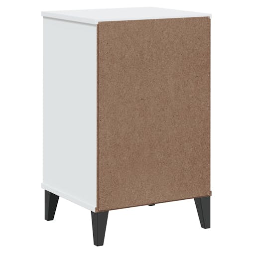 NNEVL Bedside Cabinet VIKEN White Engineered Wood