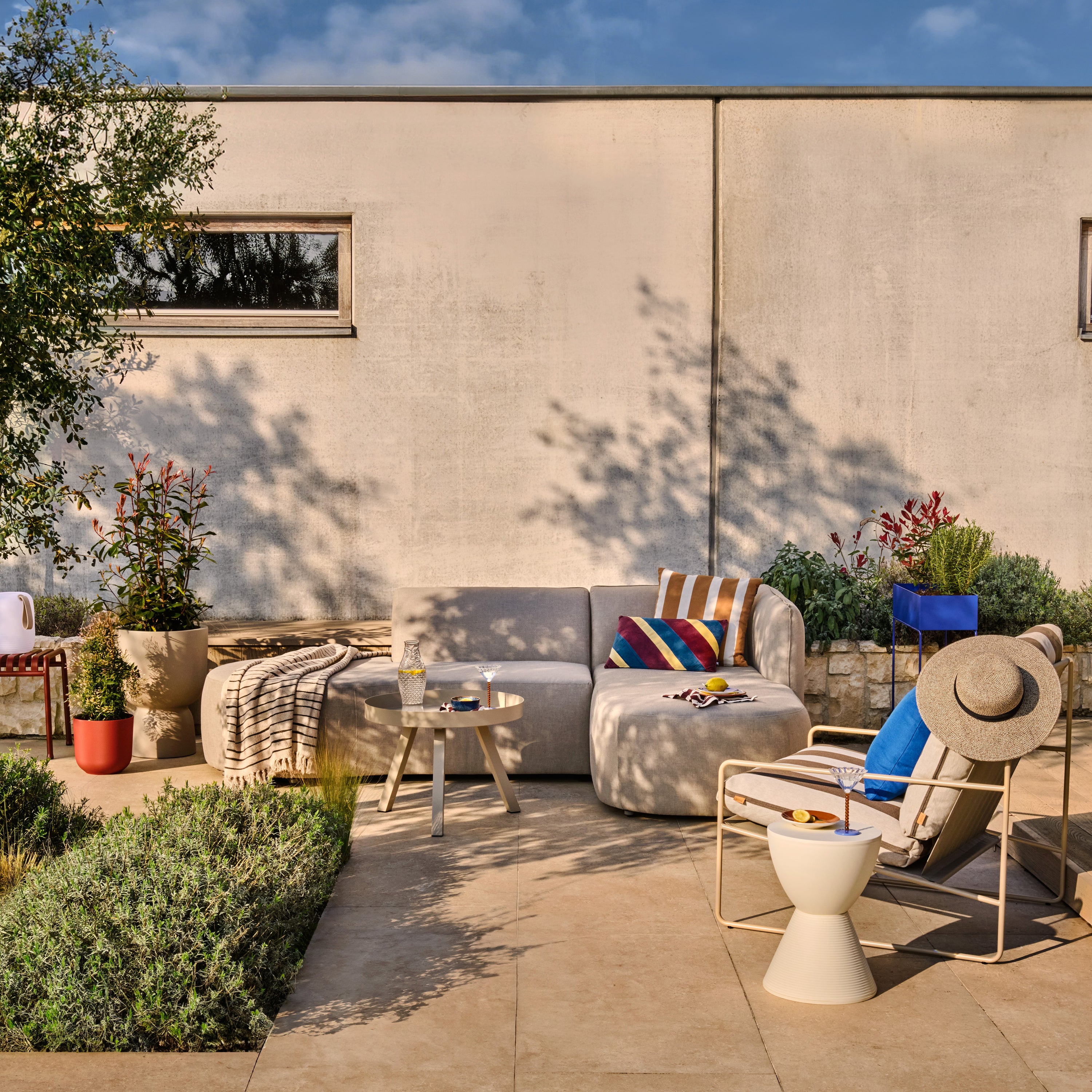 Woood Chios Loungebank - Zand - Links