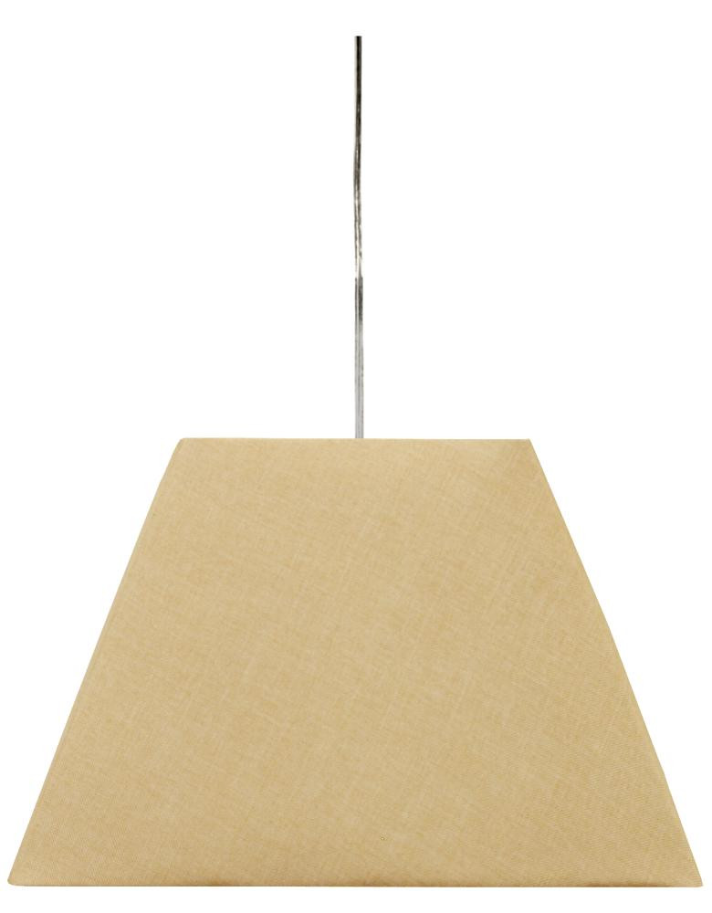Lampa wisząca beżowa Standard 1xE27x60W wym: 100x35x35 cm Candellux