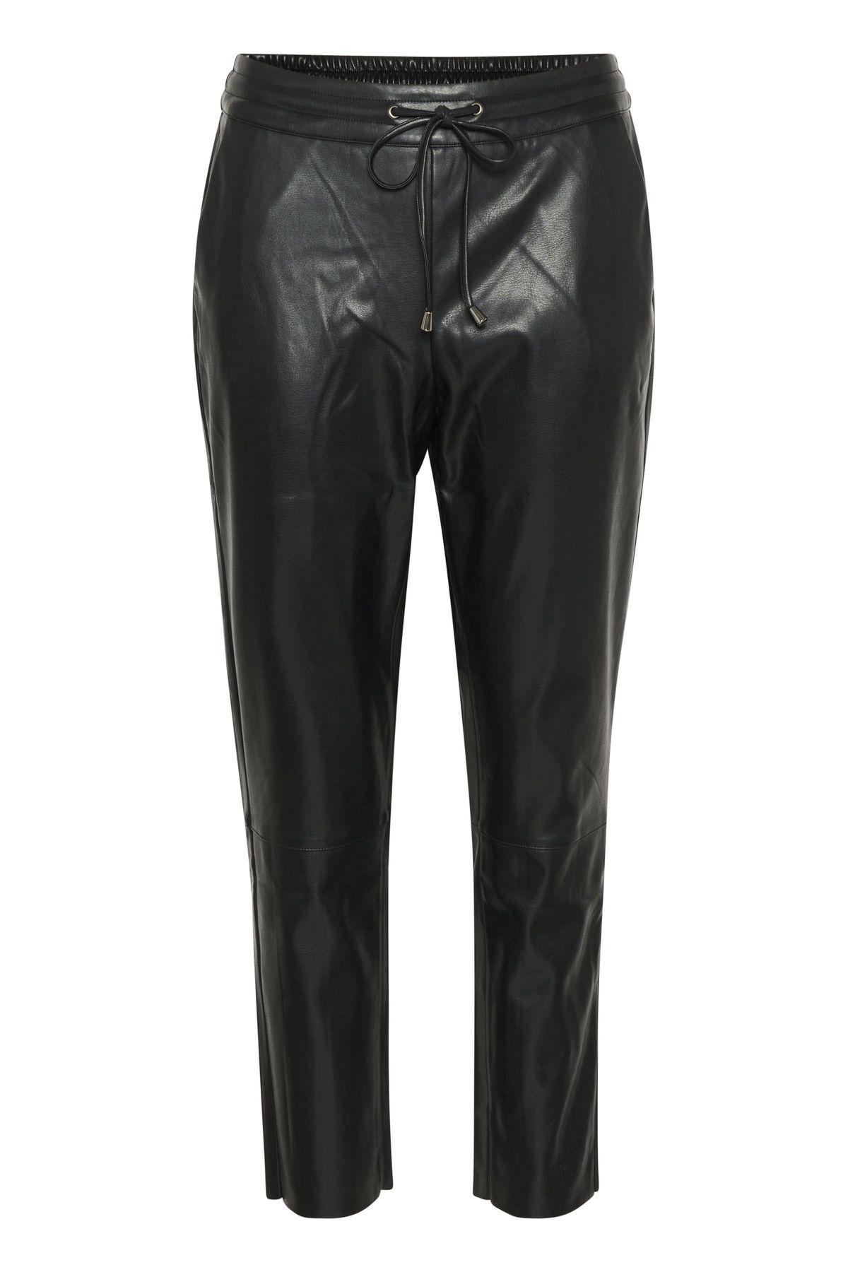 Kaffe Kavilla Joggers Pleather Cropped Length