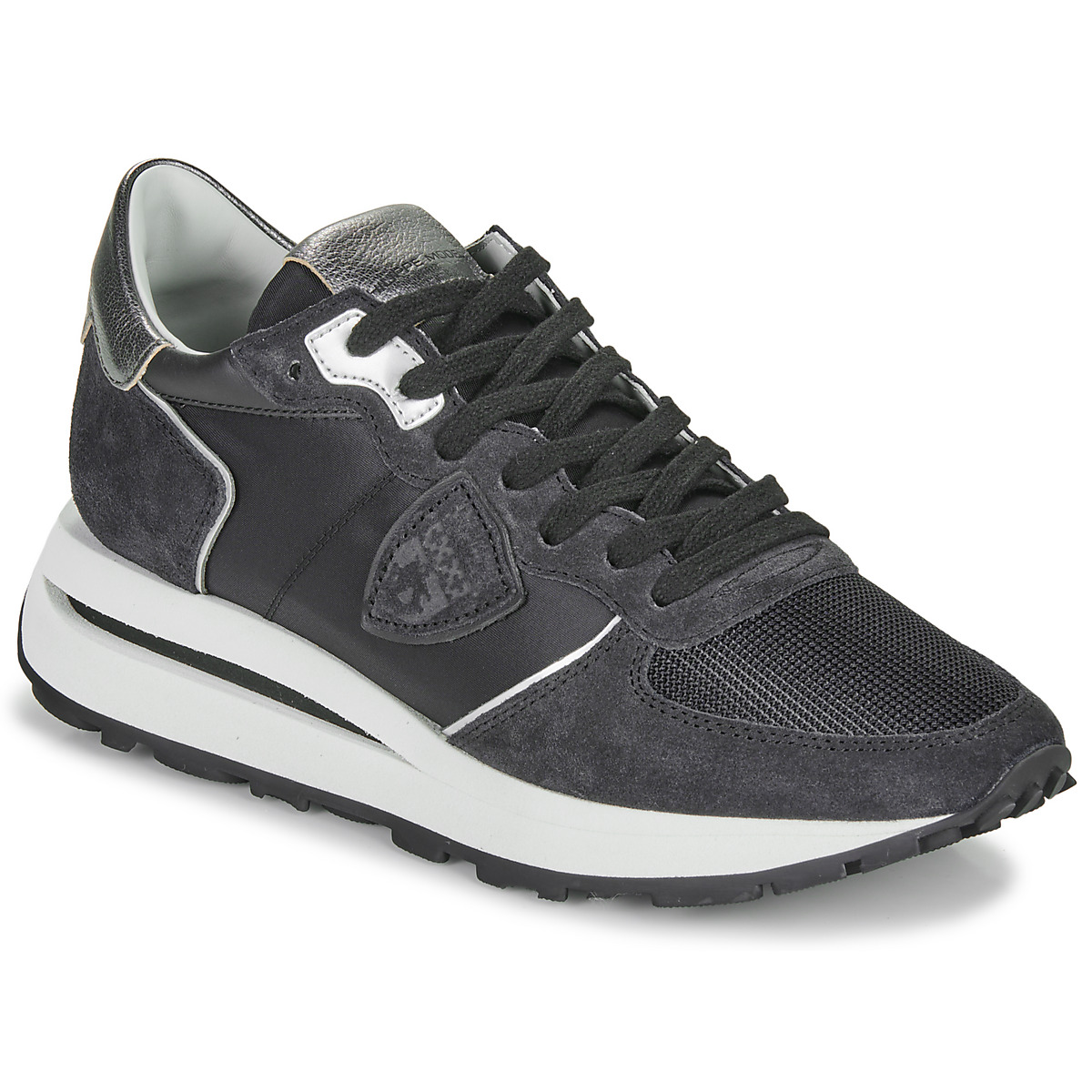 Philippe Model - TROPEZ HAUTE LOW WOMAN - Black