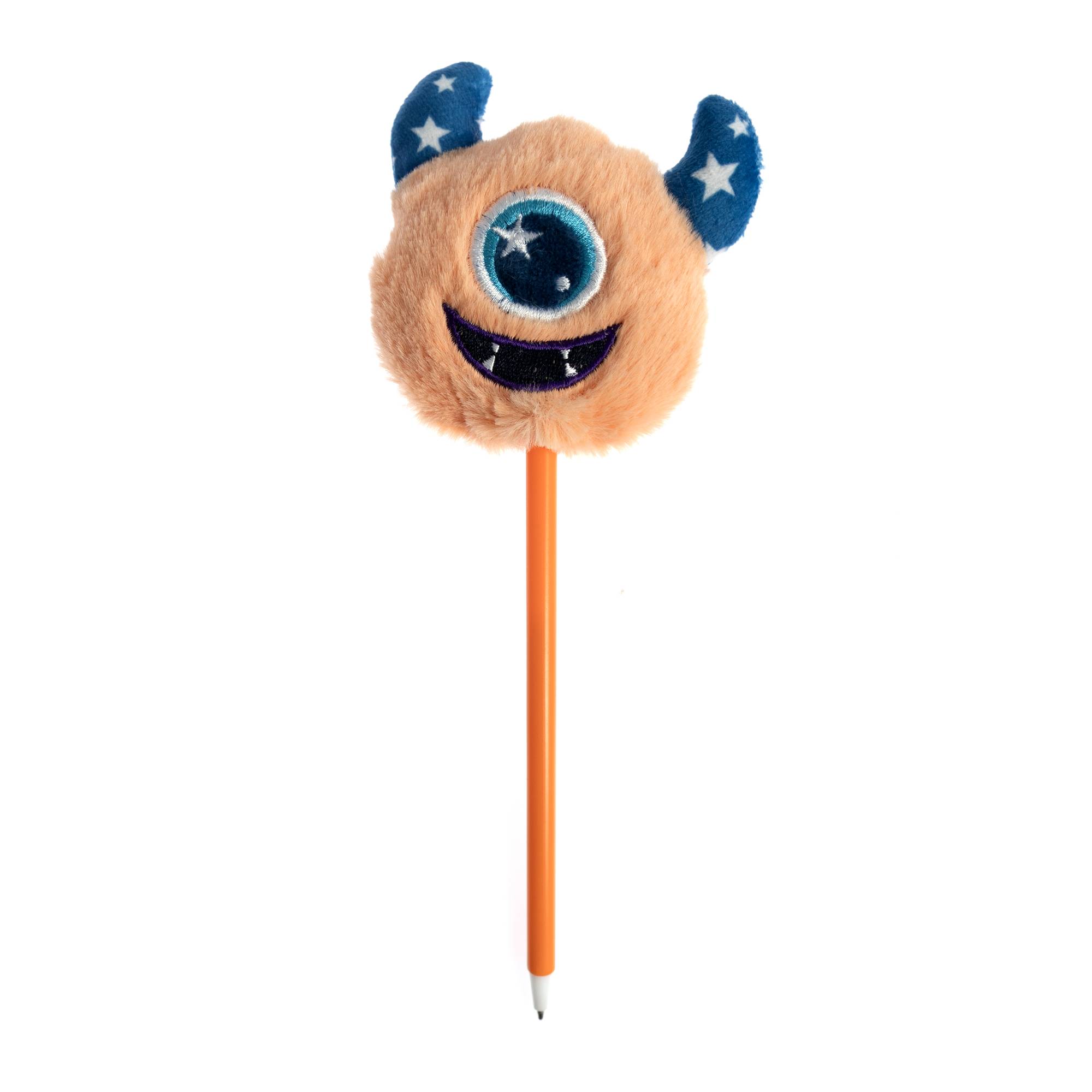 Orange Monster Plush Pen
