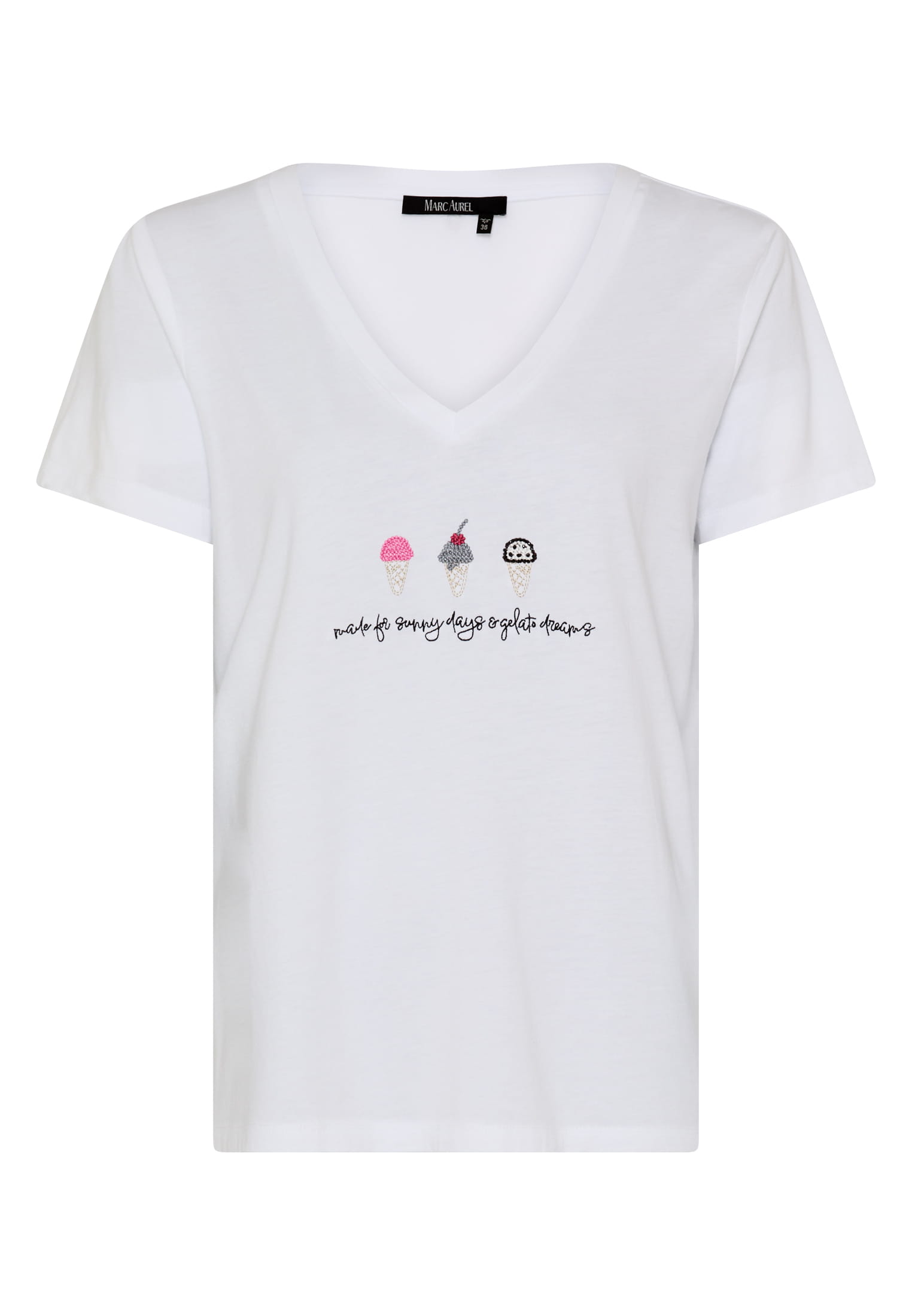 Shirt mit Stickerei