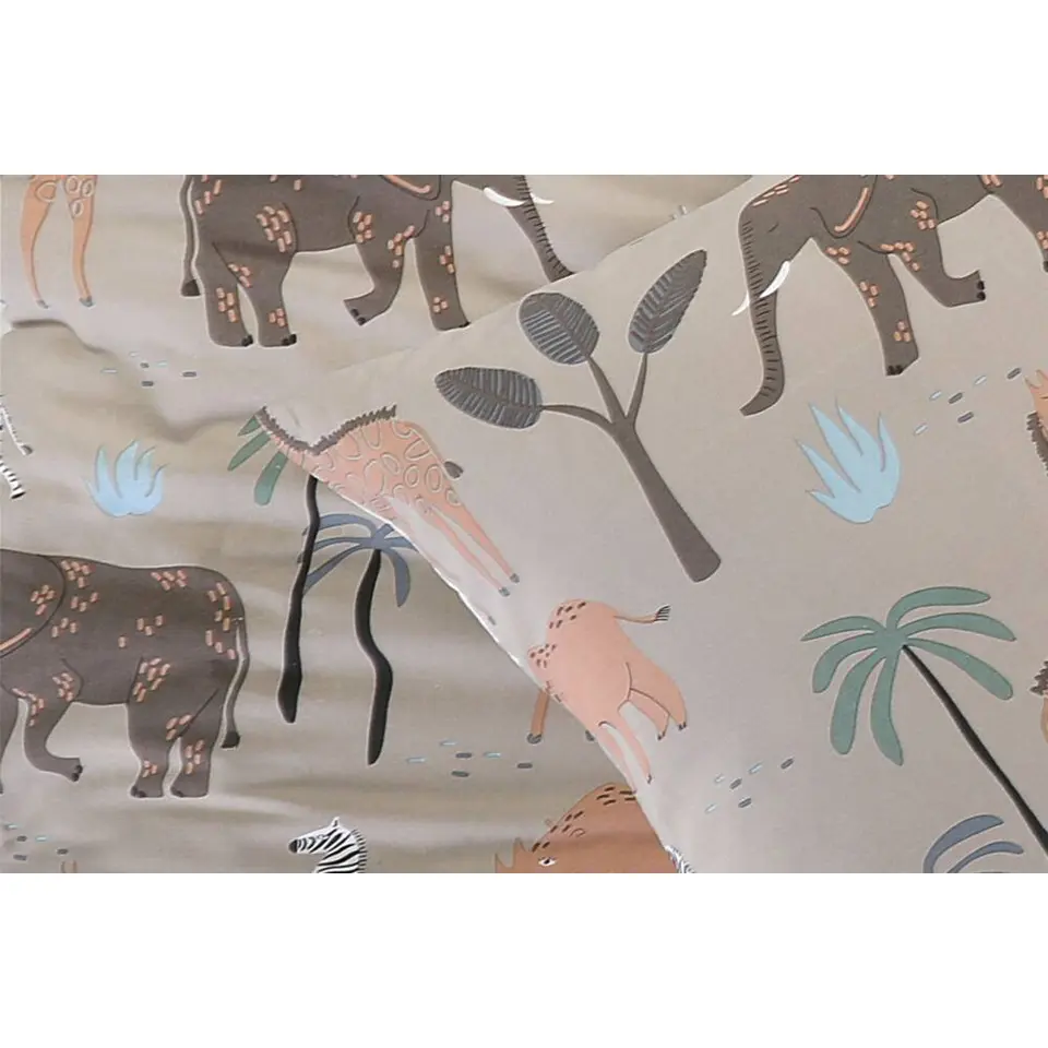 Dekbedovertrek Benji - zand - 140x200 cm