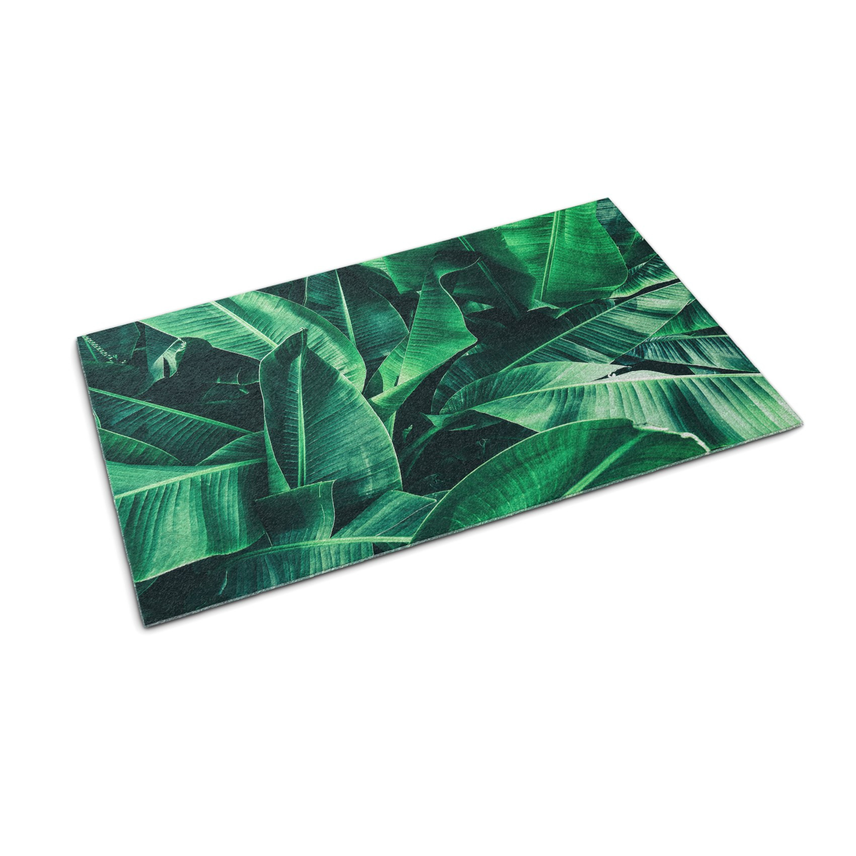 Wycieraczka wewnętrzna 60x40 Rośliny Liście botaniczny wzór Tulup