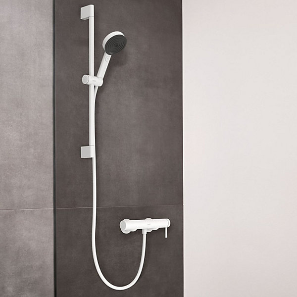 Mitigeur douche mécanique HANSGROHE Finoris blanc mat