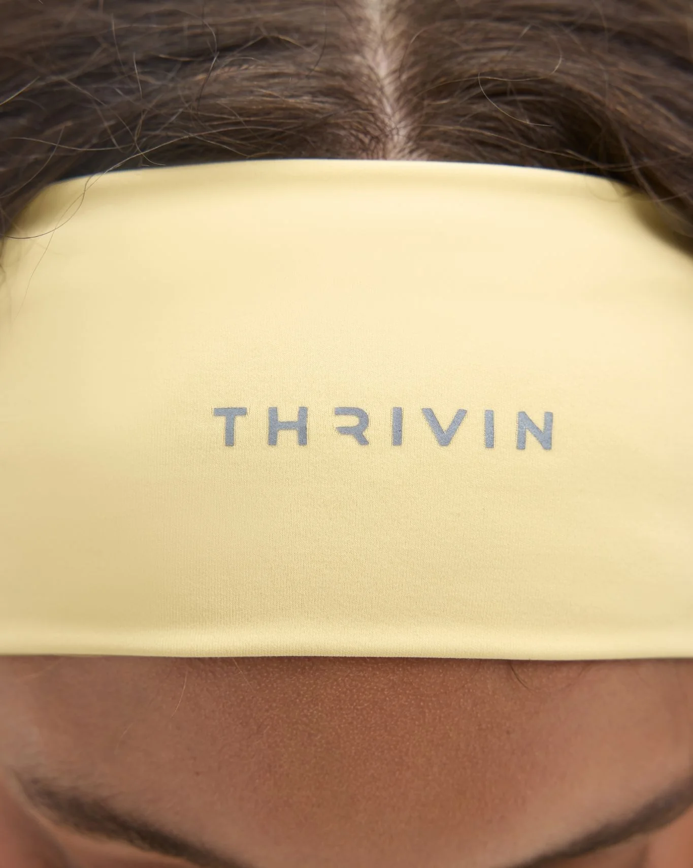 The Essential Collection Chrome Logo Headband | Golden Butter