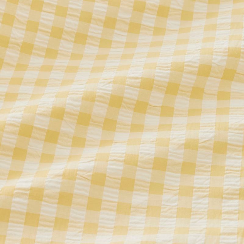 Talia French Butter Check Pillowcases