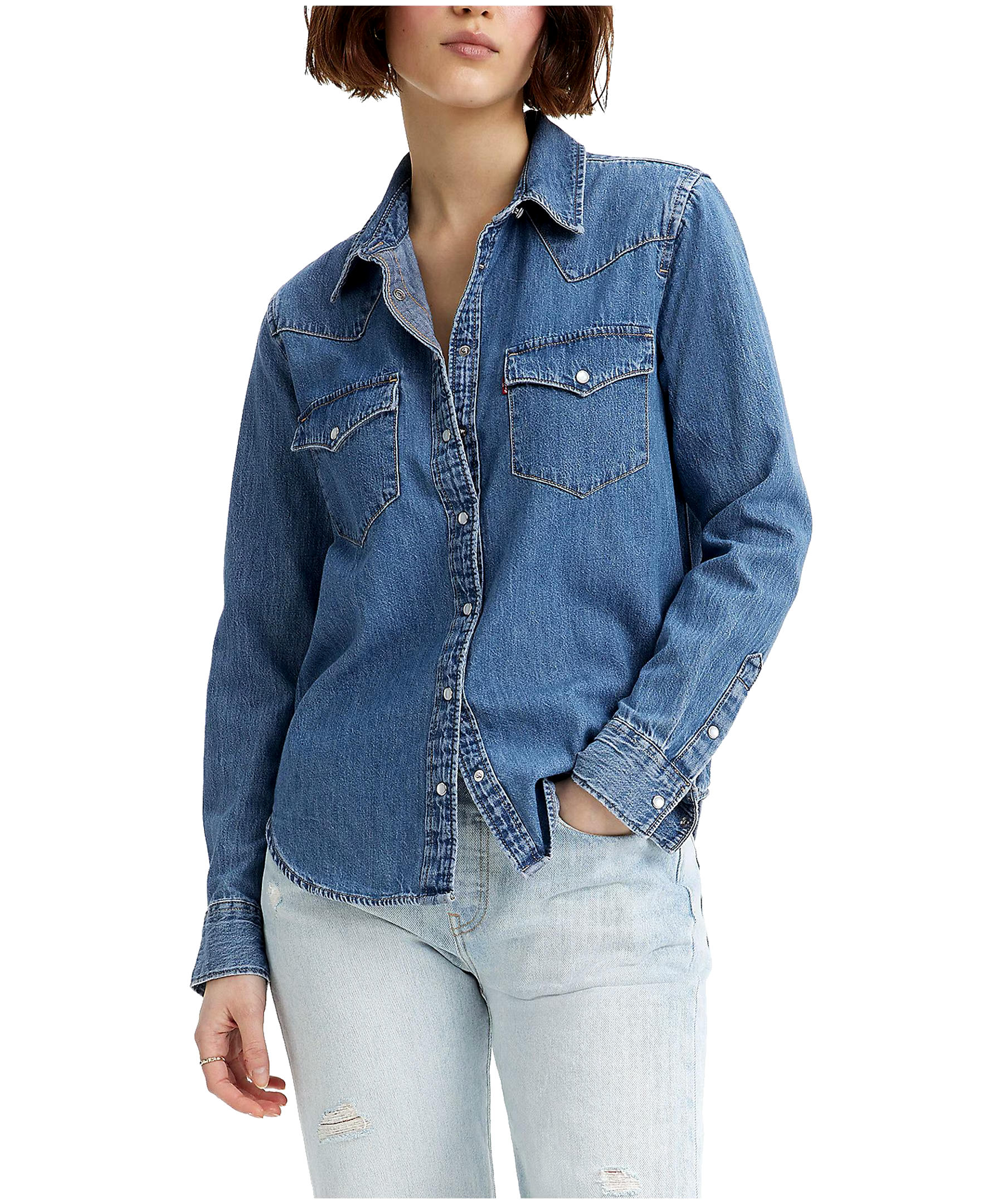 Levi's Women's Ultimate Western Long Sleeve Denim Shirt