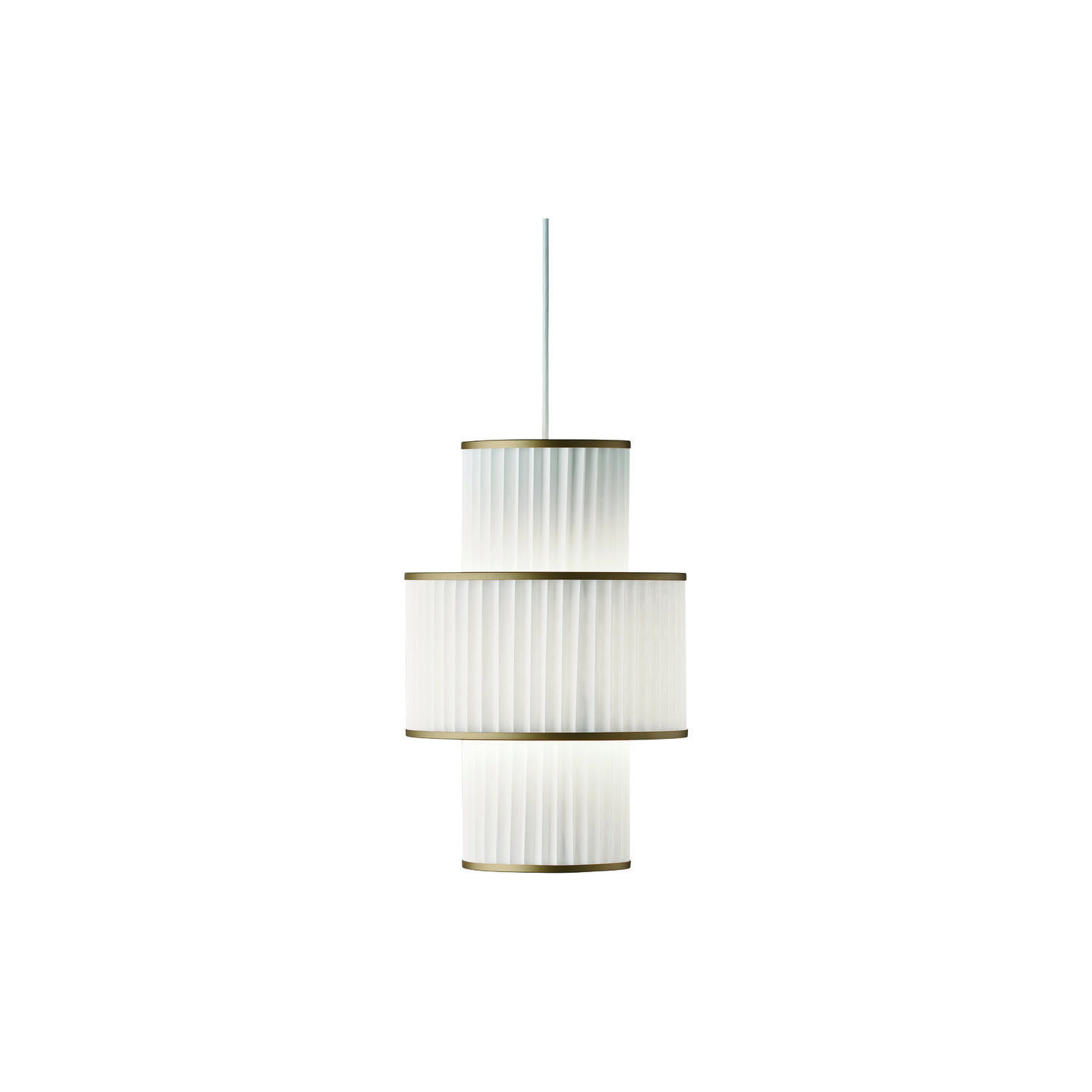 111 PLIVELLO pendel golden, hvid