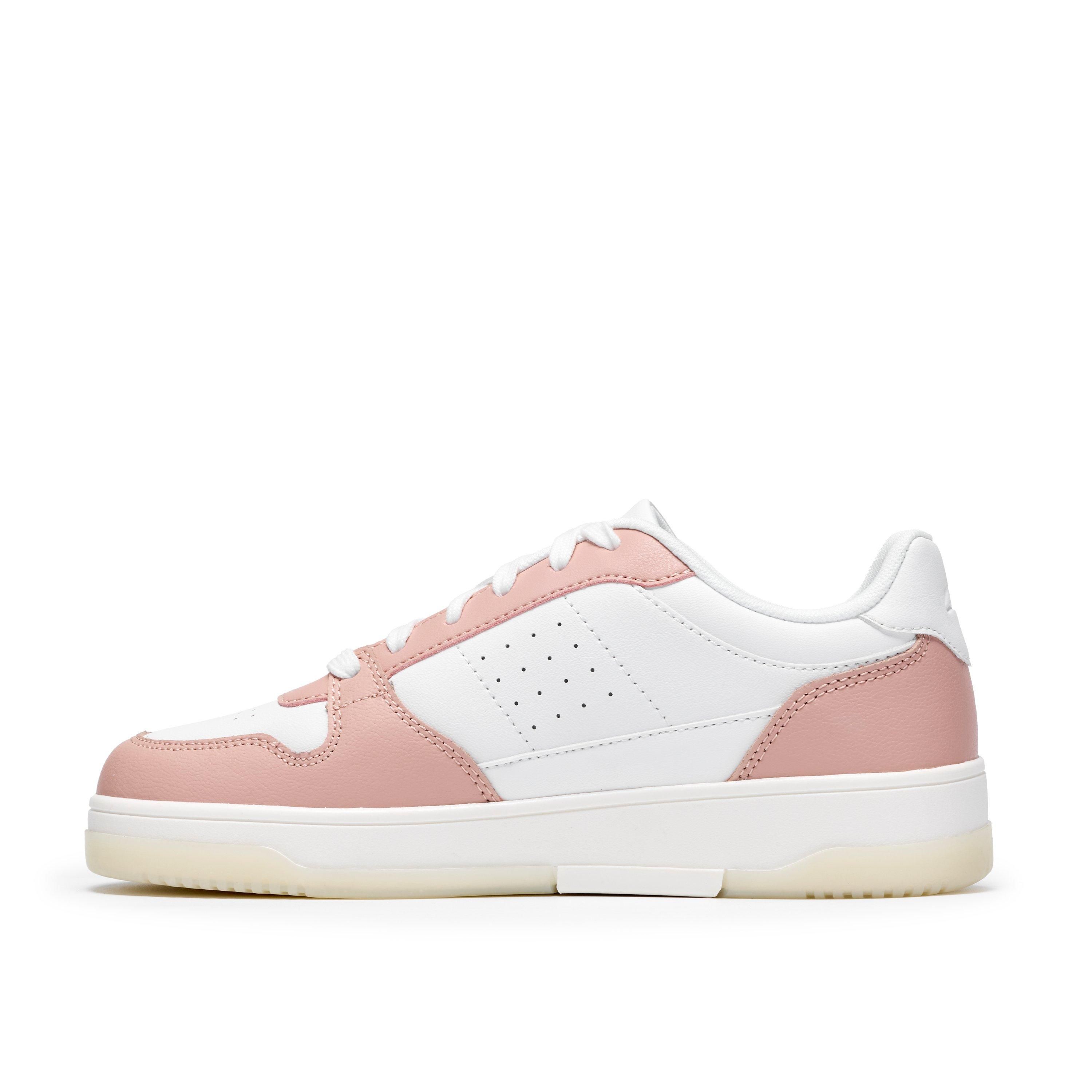 Clarks Christly Court Light Pink Combination Trainers