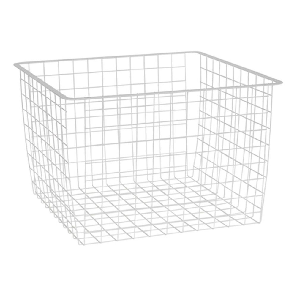TRÅDKURV ELFA 427X427X285MM HVIT