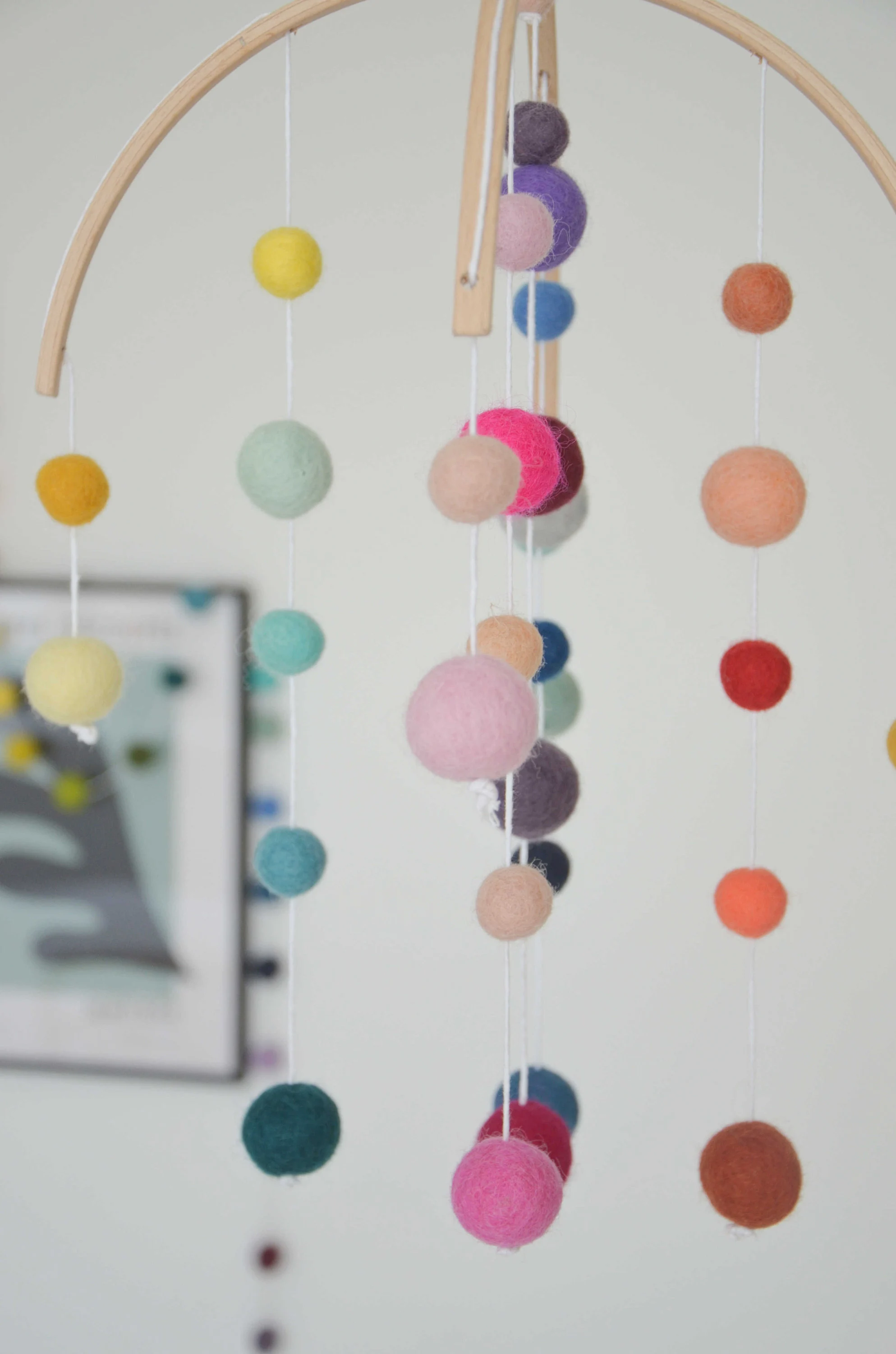 Montessori Colorful Rainbow Mobile