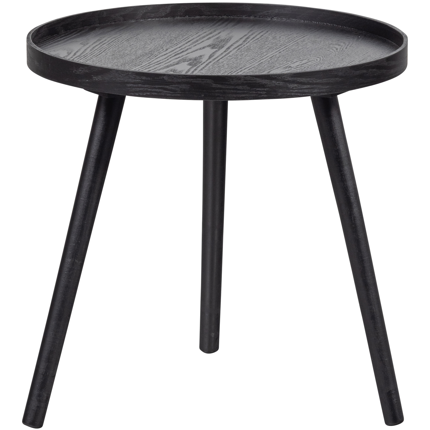 WOOOD bijzettafel Mesa- Hout - Zwart - 45x45x45