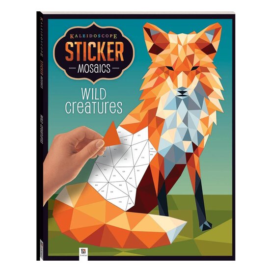 Kaleidoscope Sticker Mosaics Wild Creatures