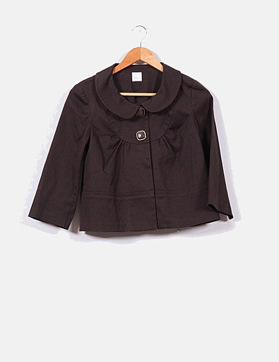 Camaïeu Brown jacket with french sleeve