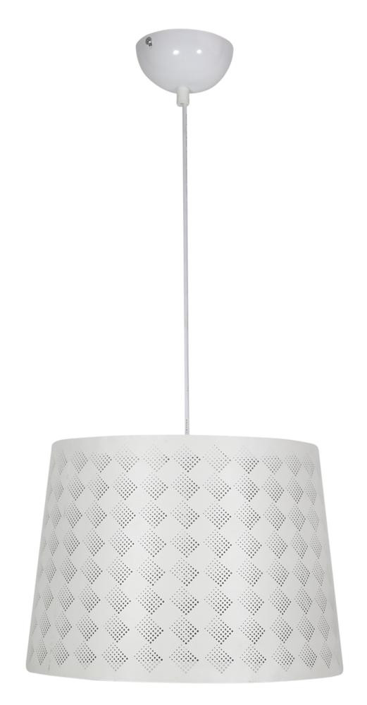 Lampa wisząca biała ORLANDO 1xE27x60W wym: 110x35x35 cm Candellux