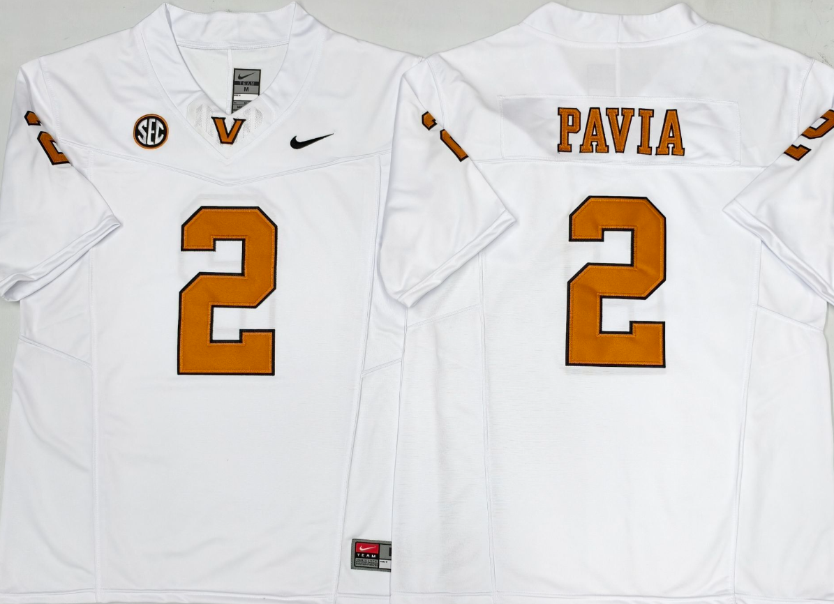 PAVIA NCAA Tennessee Volunteers Nike Vapor Limited Jersey