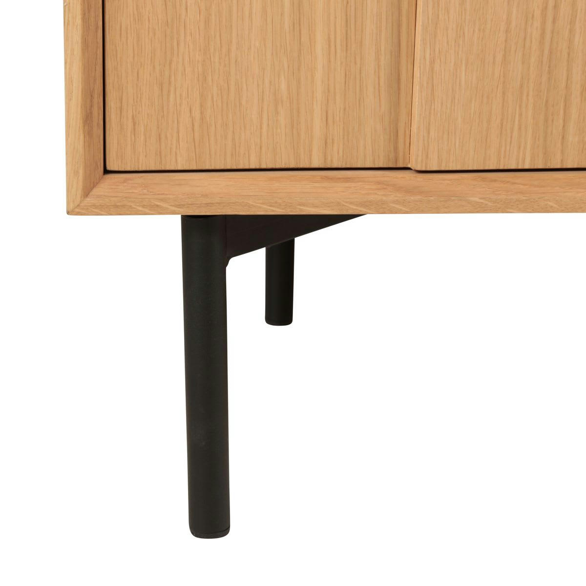 HYMA - Meuble TV d'angle 100cm chêne naturel