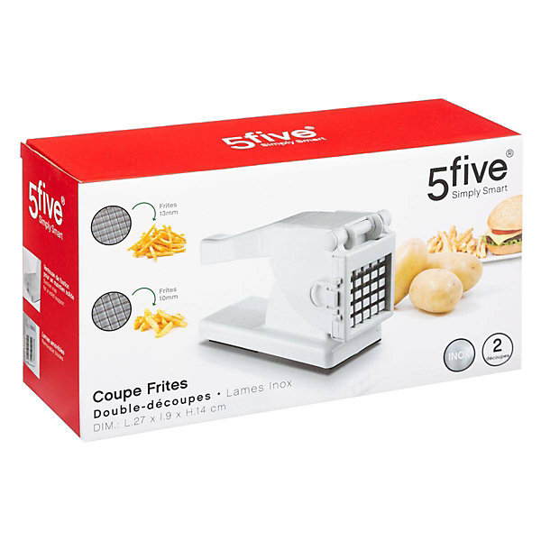 Coupe-frites lame inox Blanc - 5Five