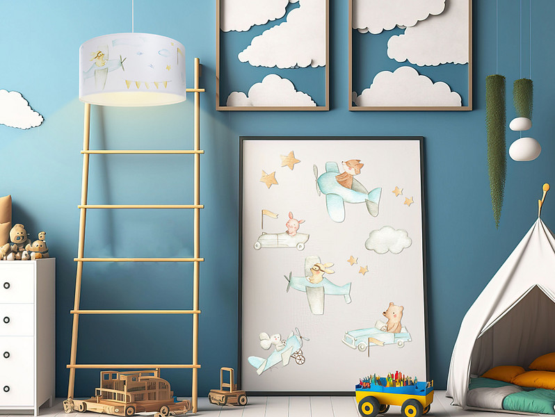 Lampa wisząca dziecięca Sweet Dreams 30 cm wielokolorowa