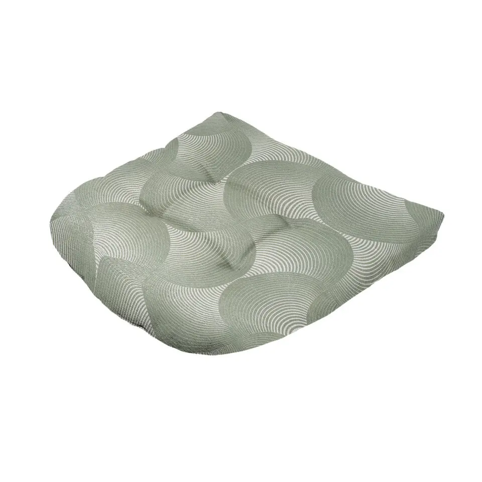 Madison - Zitkussen Napels - Groen - 46x46x6cm - Set van 4