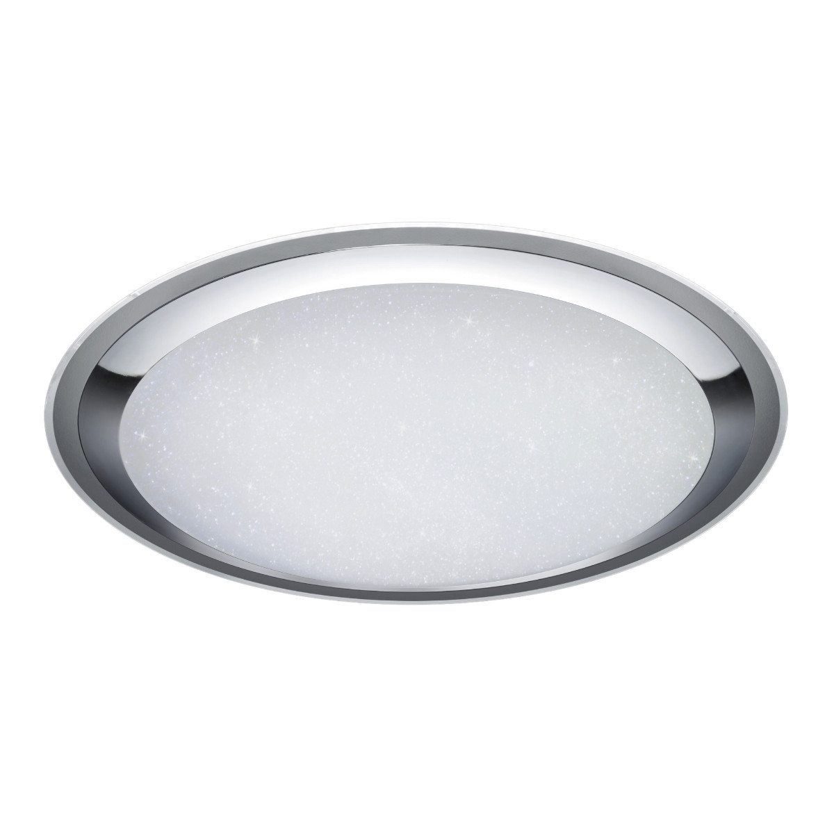 Plafon MIKOokrągły srebrno-biały LED 1x95W 85cm 9600lm IP20 Trio