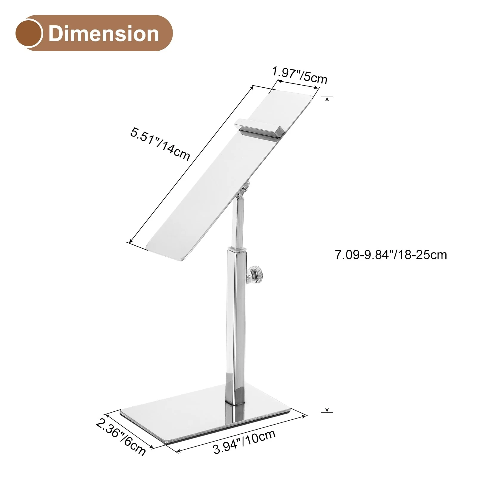 Shoe Display Stand 2Pcs Adjustable Countertop Shoe Rack Holder Home