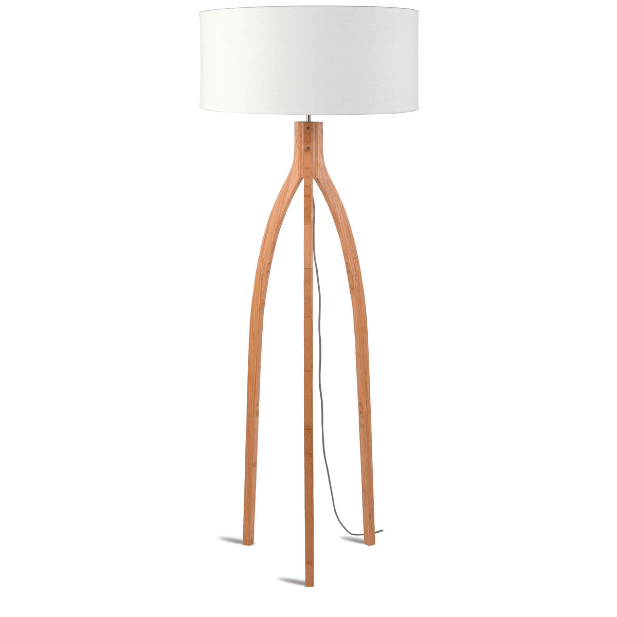 GOOD&MOJO vloerlamp Annapurna - wit - Ø60cm