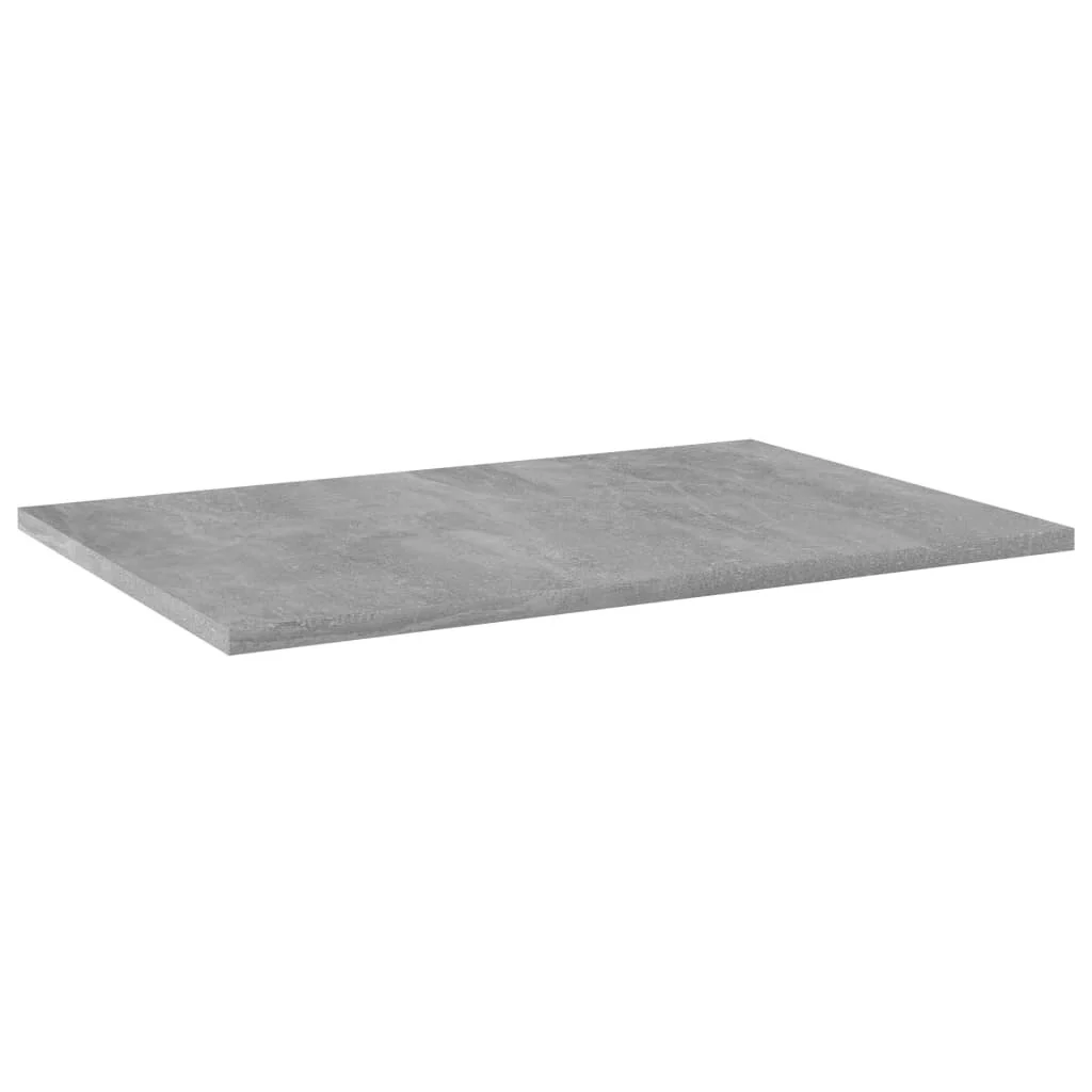 vidaXL Bookshelf Boards 8 pcs Concrete Gray 23.6x15.7x0.6 Chipboard