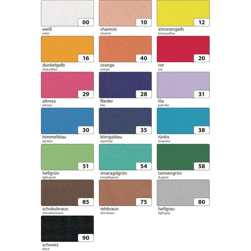 Bastelset 10er-Set Moosgummi-Set