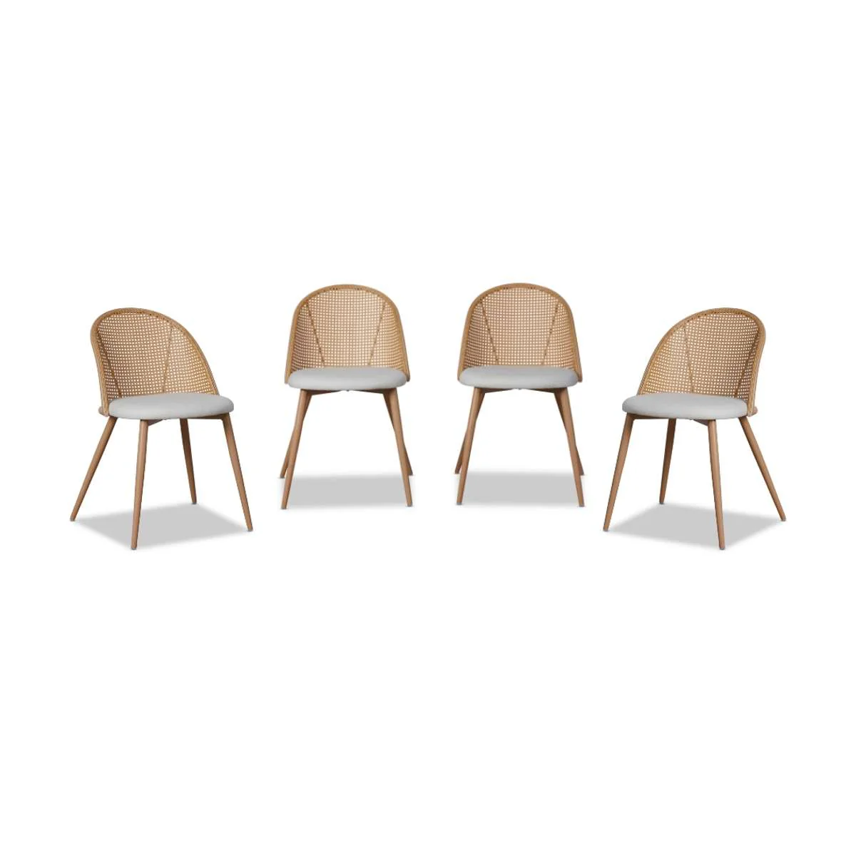 Avila Dining Chair - Natural Set of Four Bundle