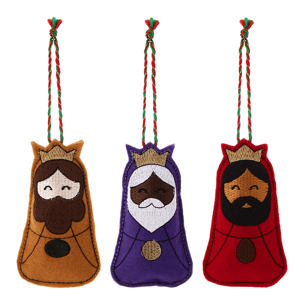 PINGENTE REIS CONJUNTO COM 3 BORDAR, AMAR E CELEBRAR