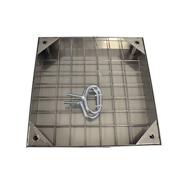 Couvercle à carreler étanche en inox - Carodek BRS - ROSCO - 50 x 50 cm