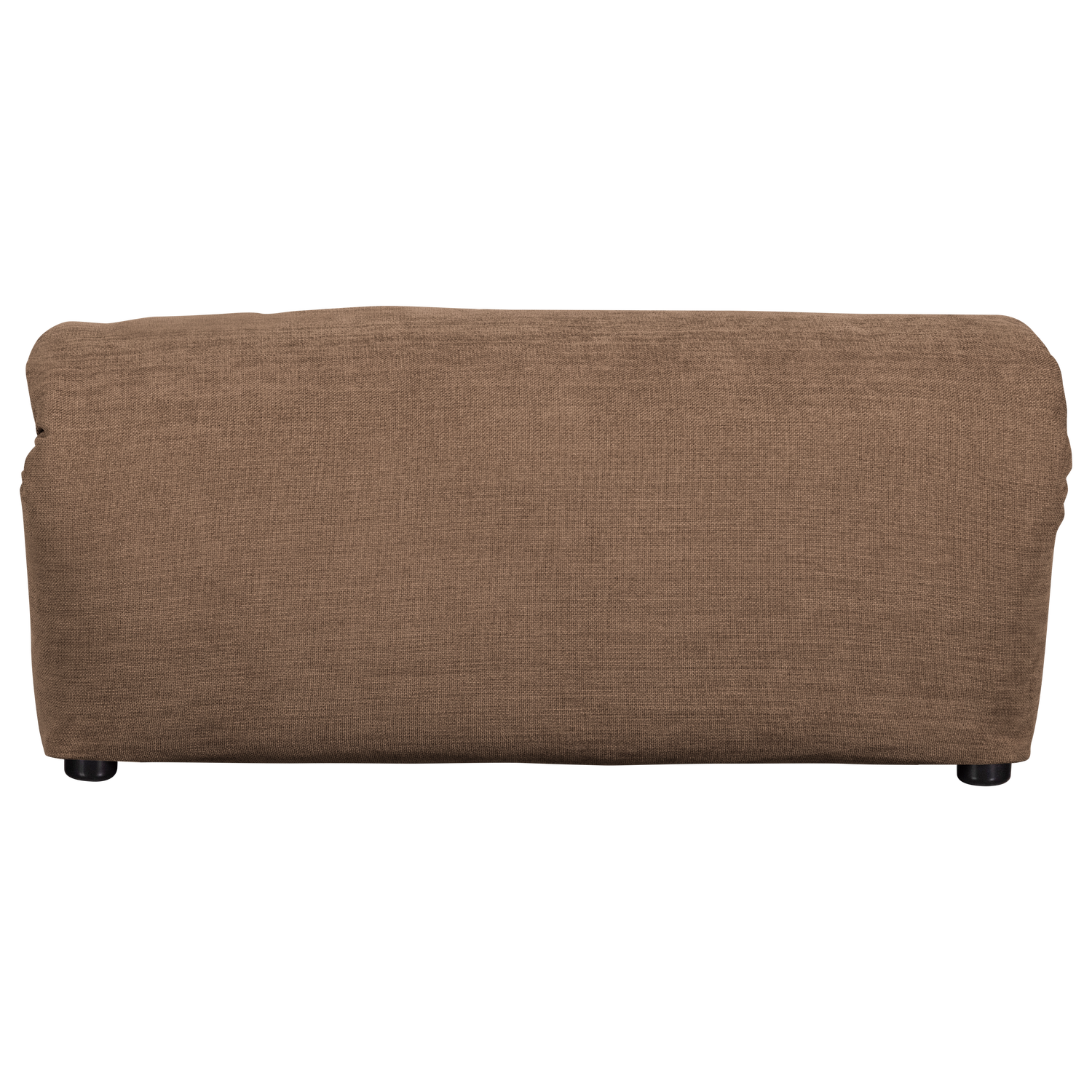 WOOOD hocker Baggy - Geweven Chenille - Bruin - 46x91x50