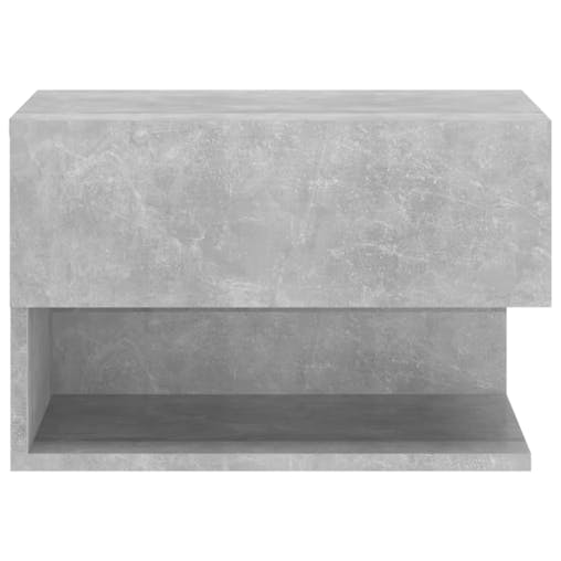 NNEVL Wall-mounted Bedside Cabinet Concrete Grey