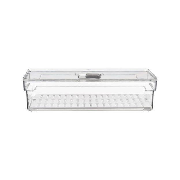 ORGANIZADOR COM TAMPA 30 CM X 15 CM PRACTICAL FRIDGE