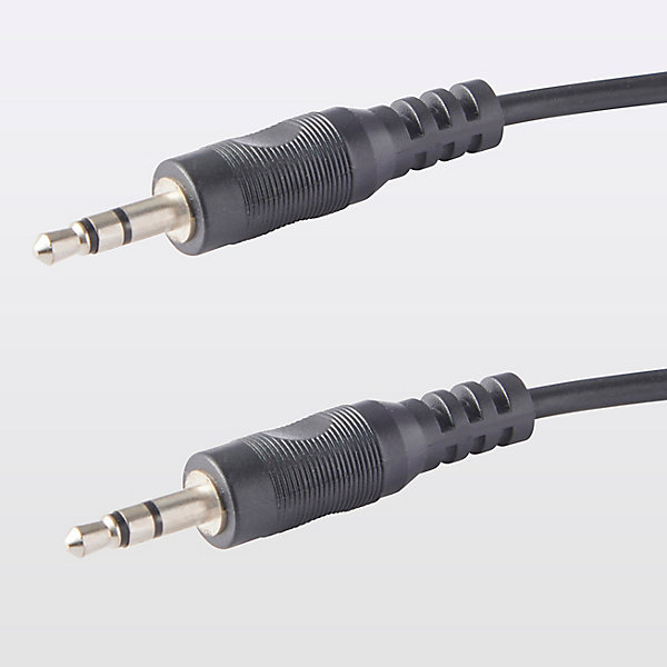 Cordon audio Jack 3.5 Mâle / Mâle noir Blyss Or, 1.5 m