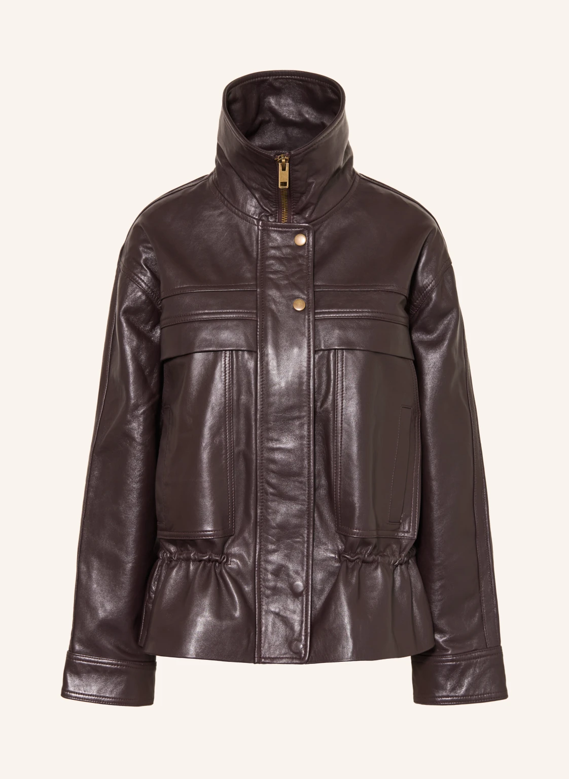 ba&sh Lederjacke KASSIA