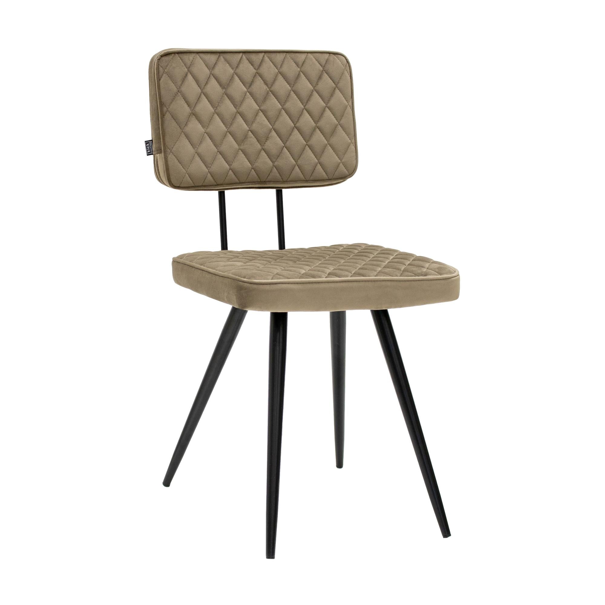 Kick eetkamerstoel Toby - Taupe