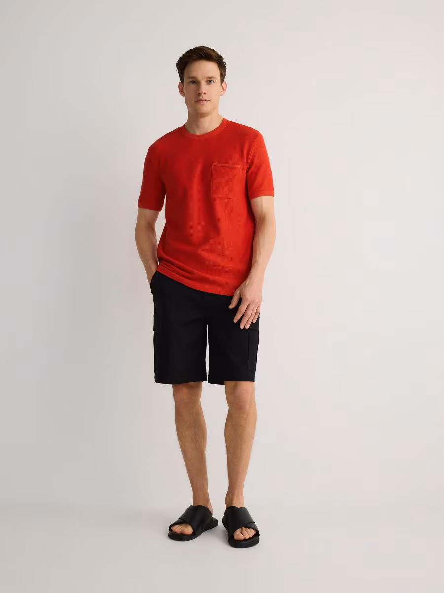 Slim Fit Structural T-Shirt