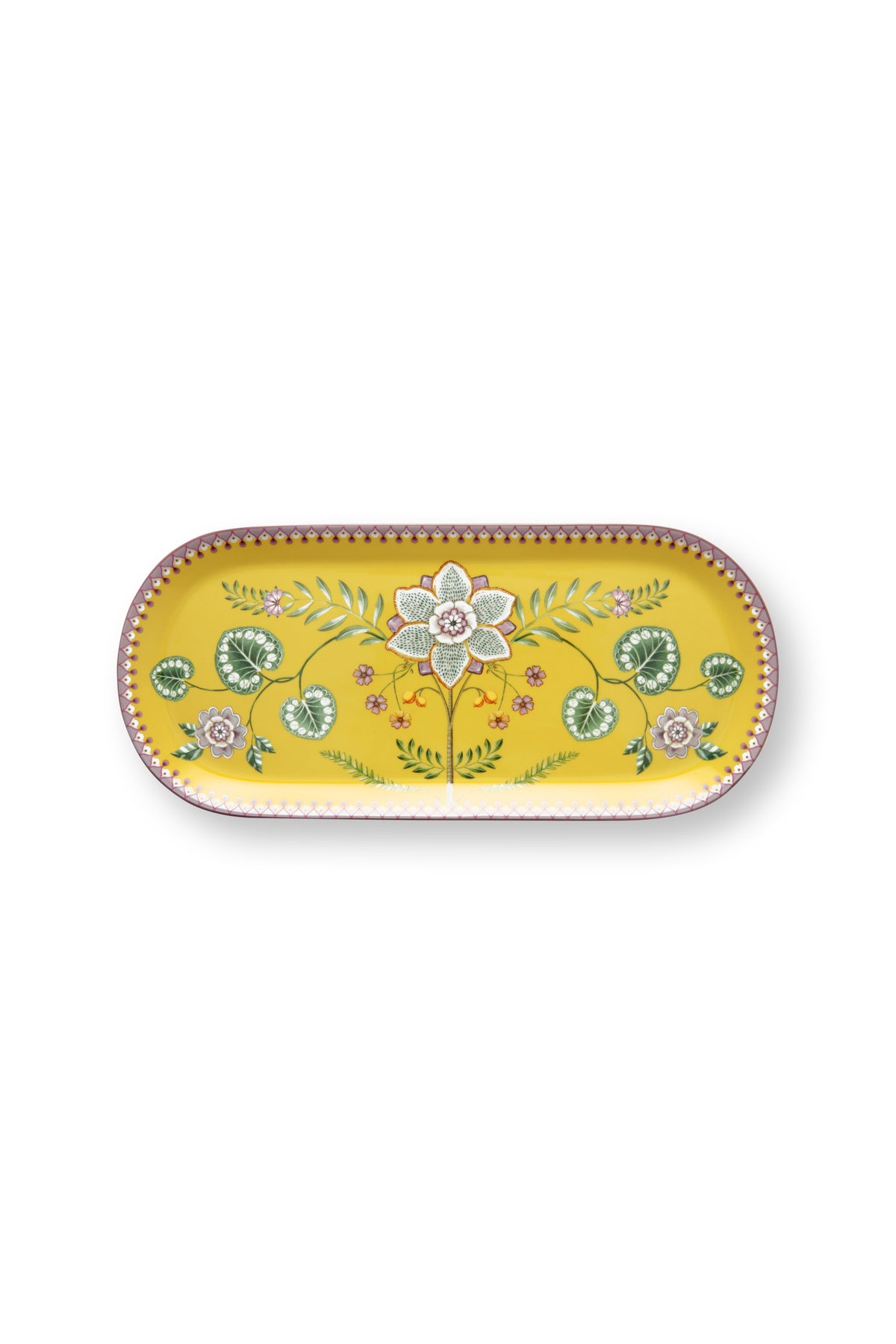 Pip Studio Serveerschaal - Lily&Lotus - Geel - 16cm