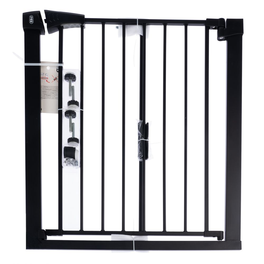 TIAKI Black Dog Gate with 7 cm Extension