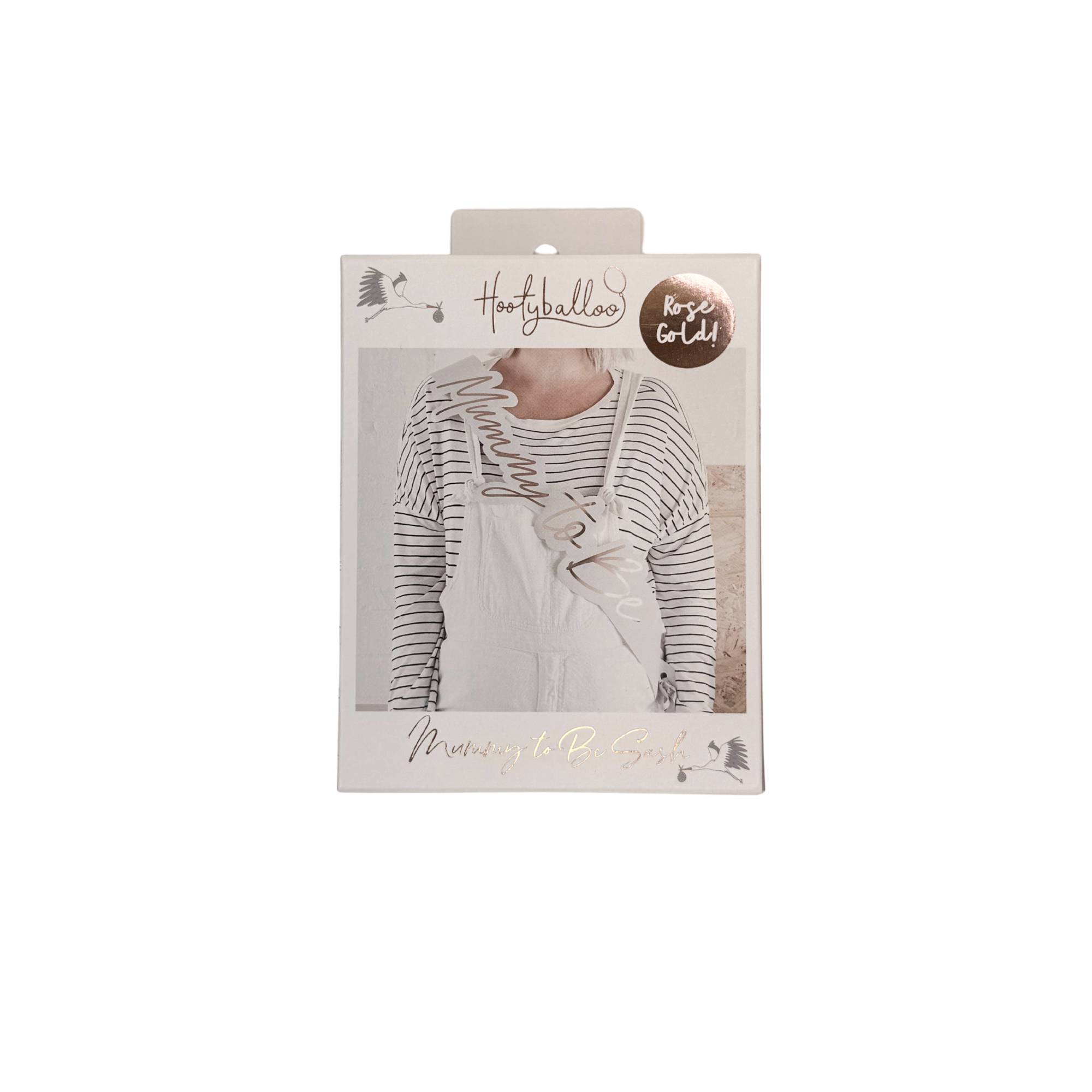 Grey and Rose Gold Mummy to Be Sash