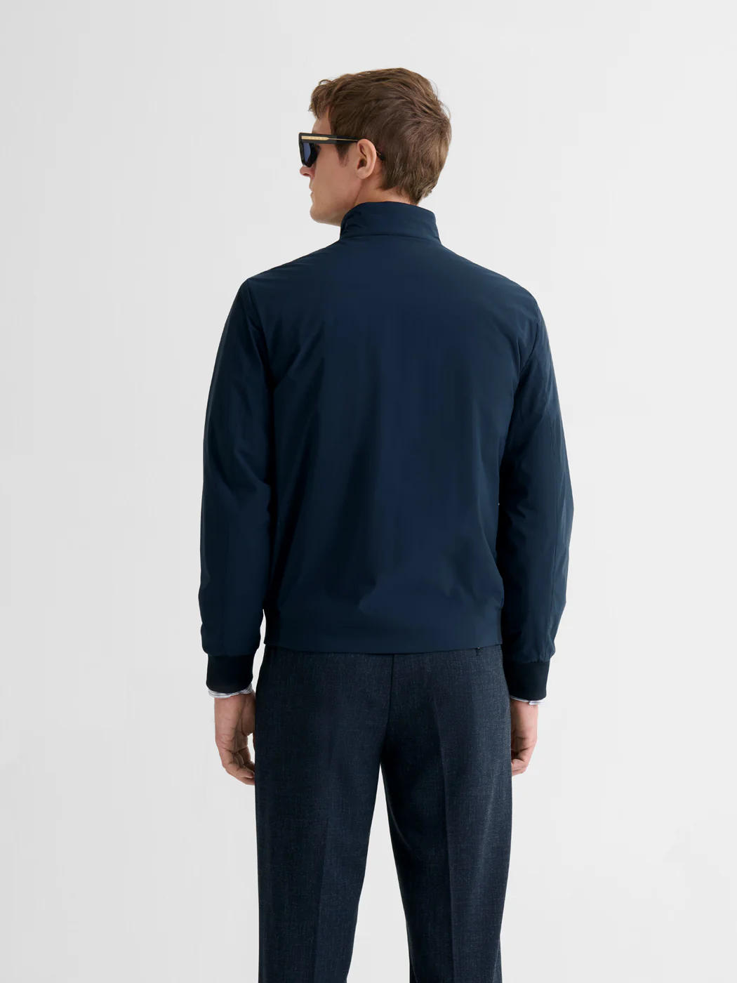 Blouson regular déperlant col montant