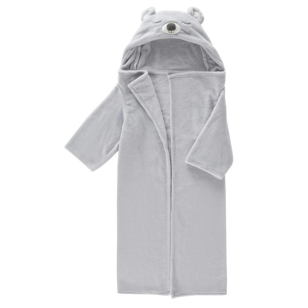 - Plaid déguisement ourson gris