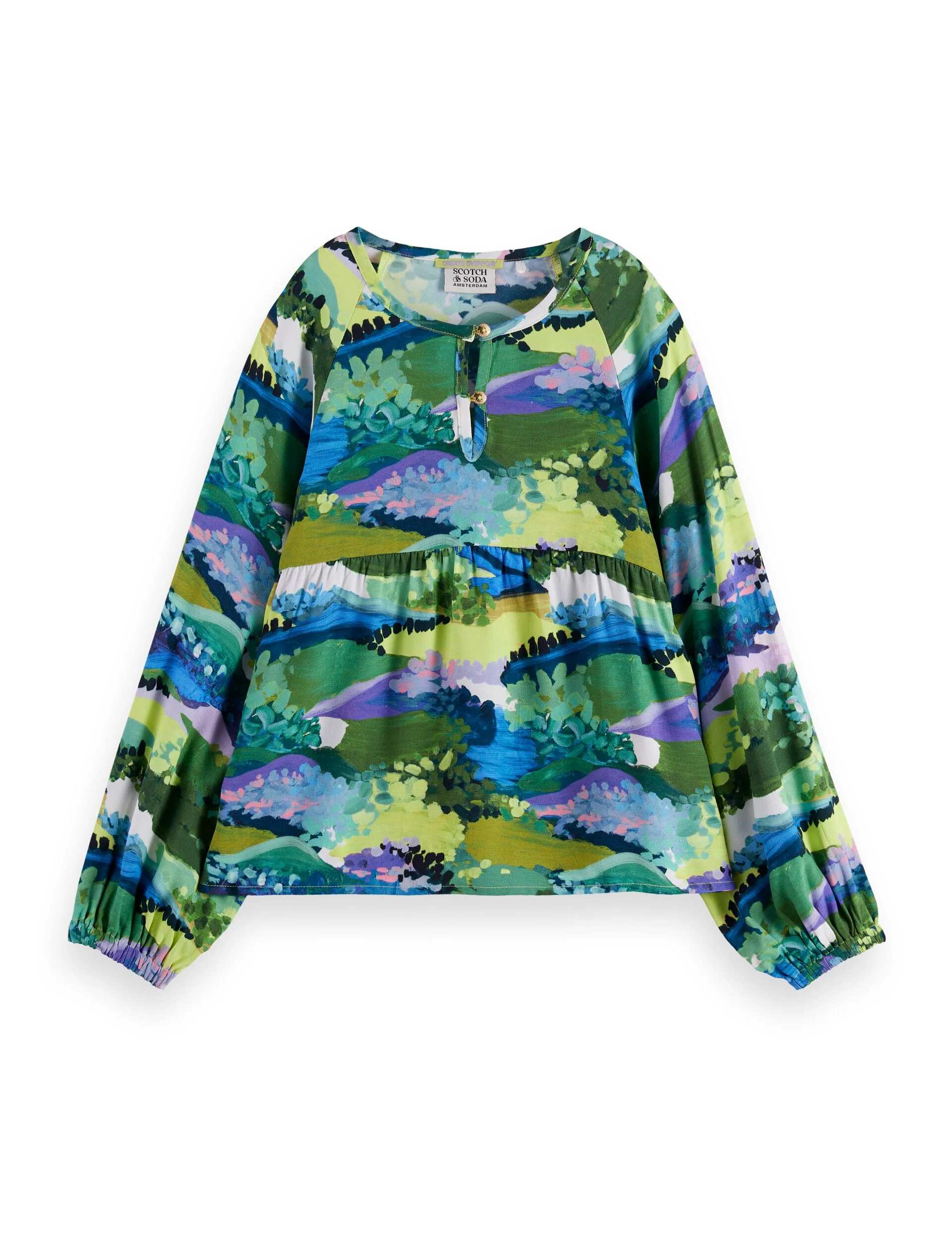 Girls' Printed viscose top
