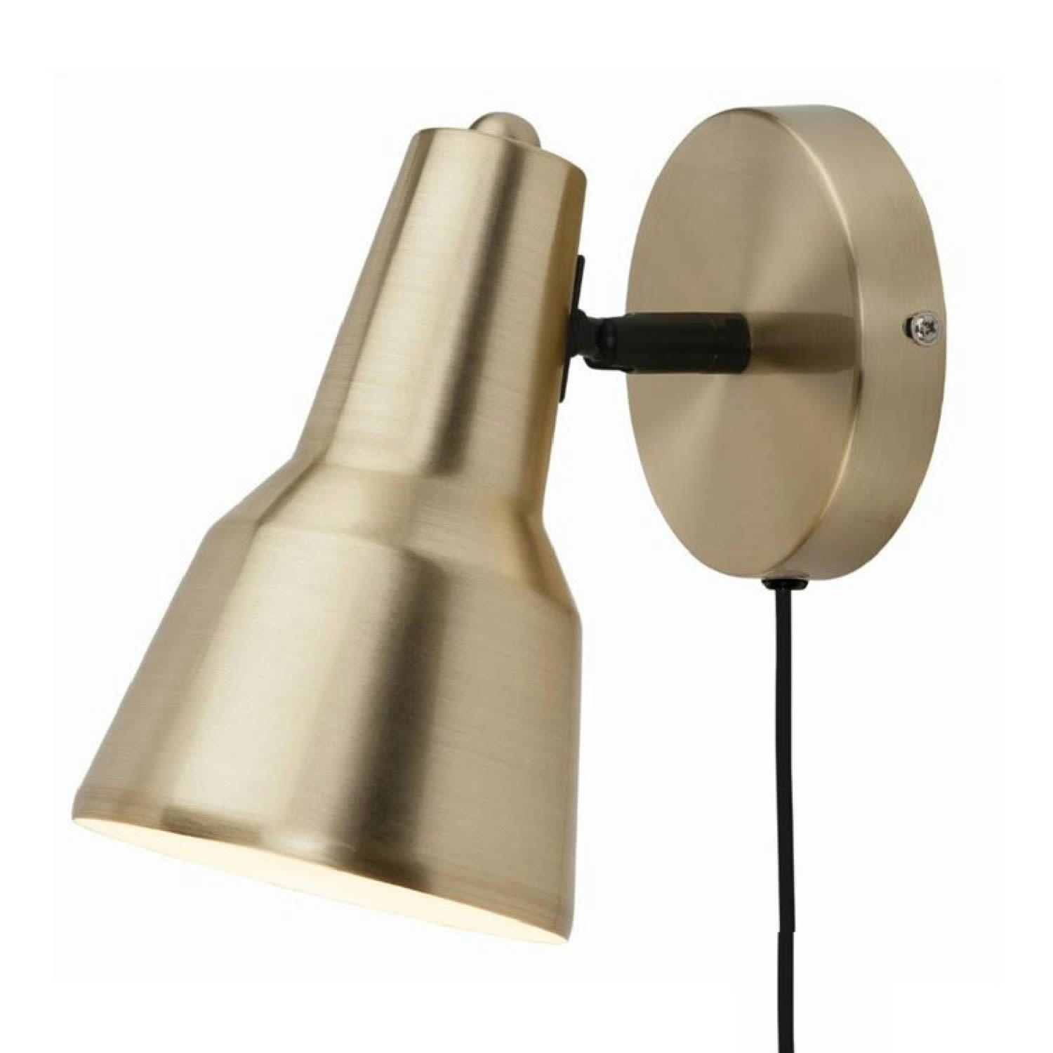 VALENCIA - Applique murale métal or H21cm