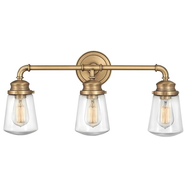 Hinkley Lighting Fritz 3 Light 24" Wide Bathroom Vanity Light with